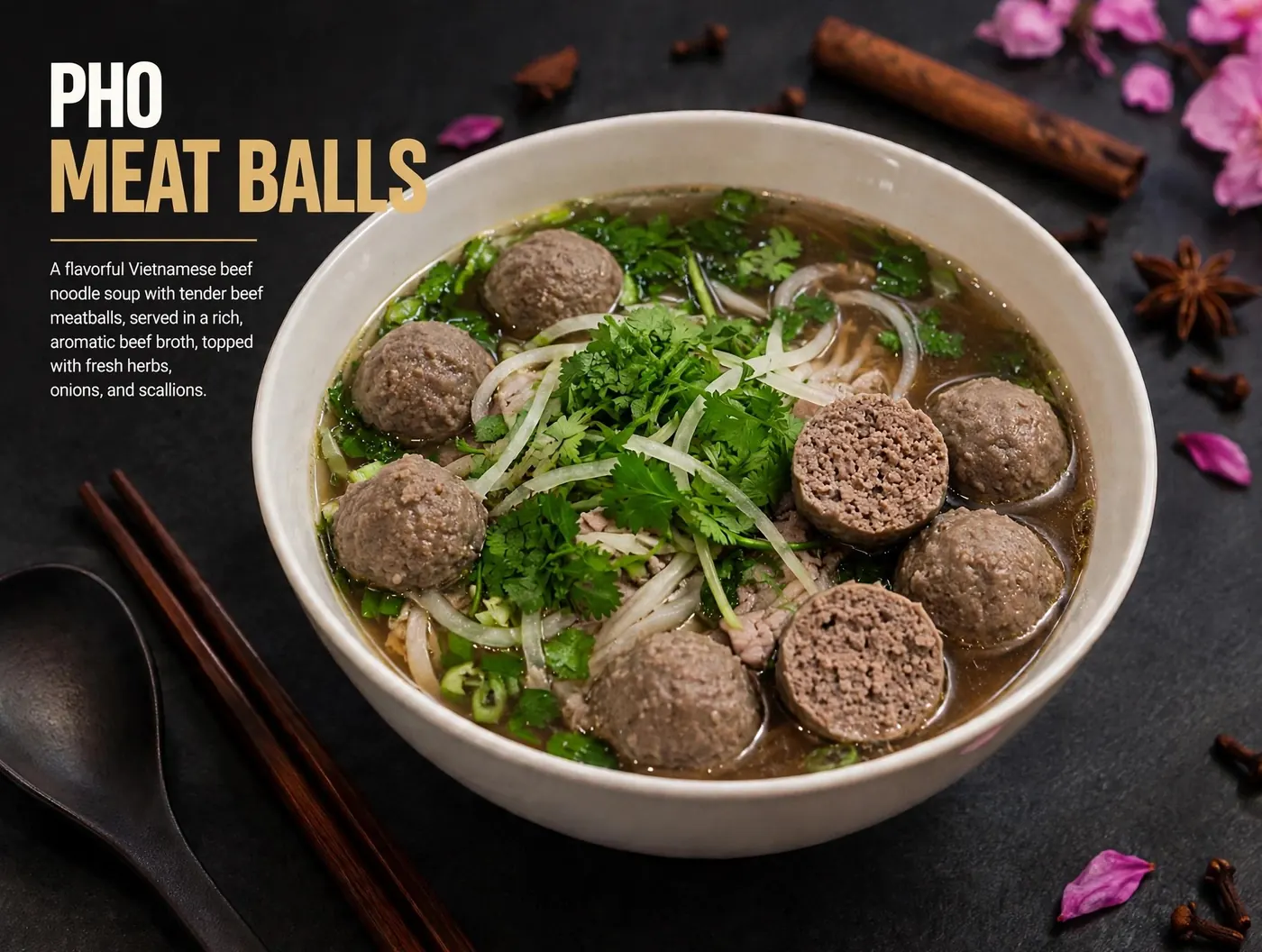 Pho Meatballs