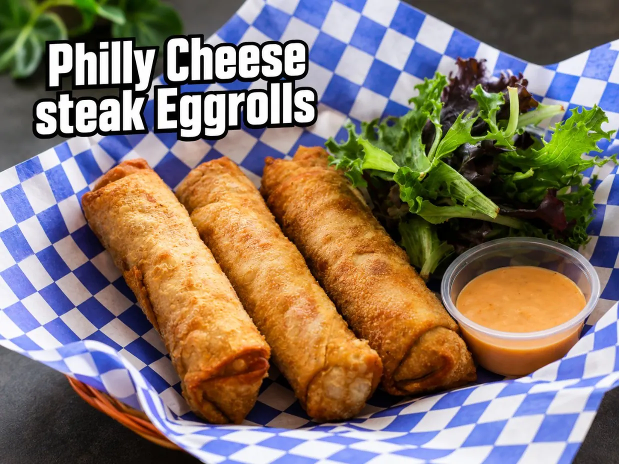 Philly Cheesesteak Eggrolls