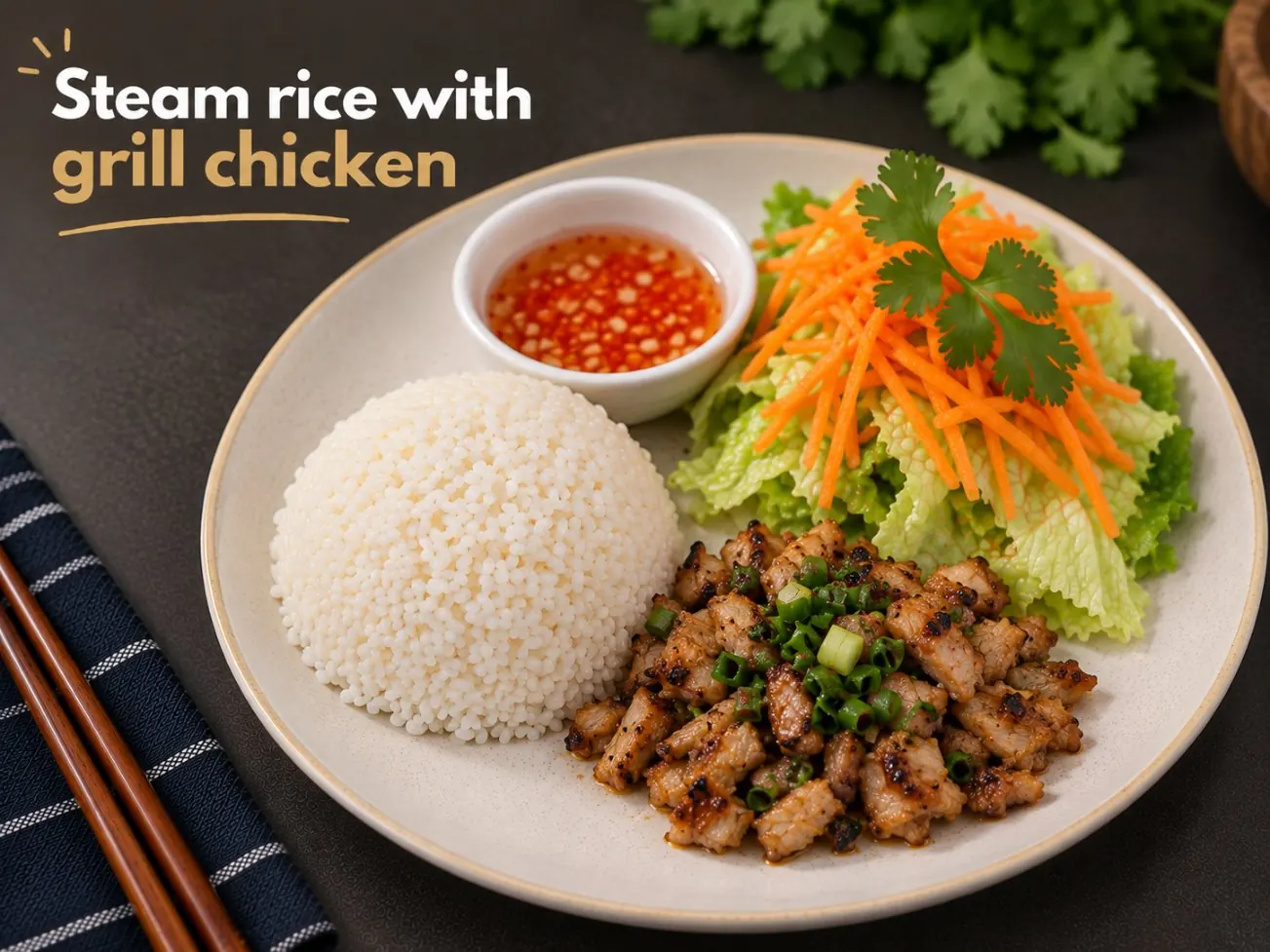 Rice Plate Grilled Chicken