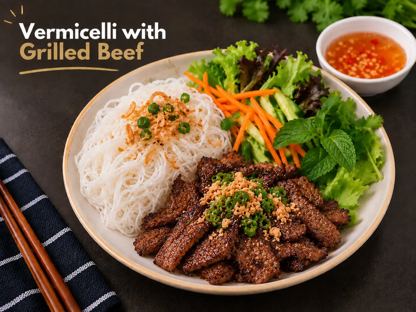 Vermicelli Grilled Beef
