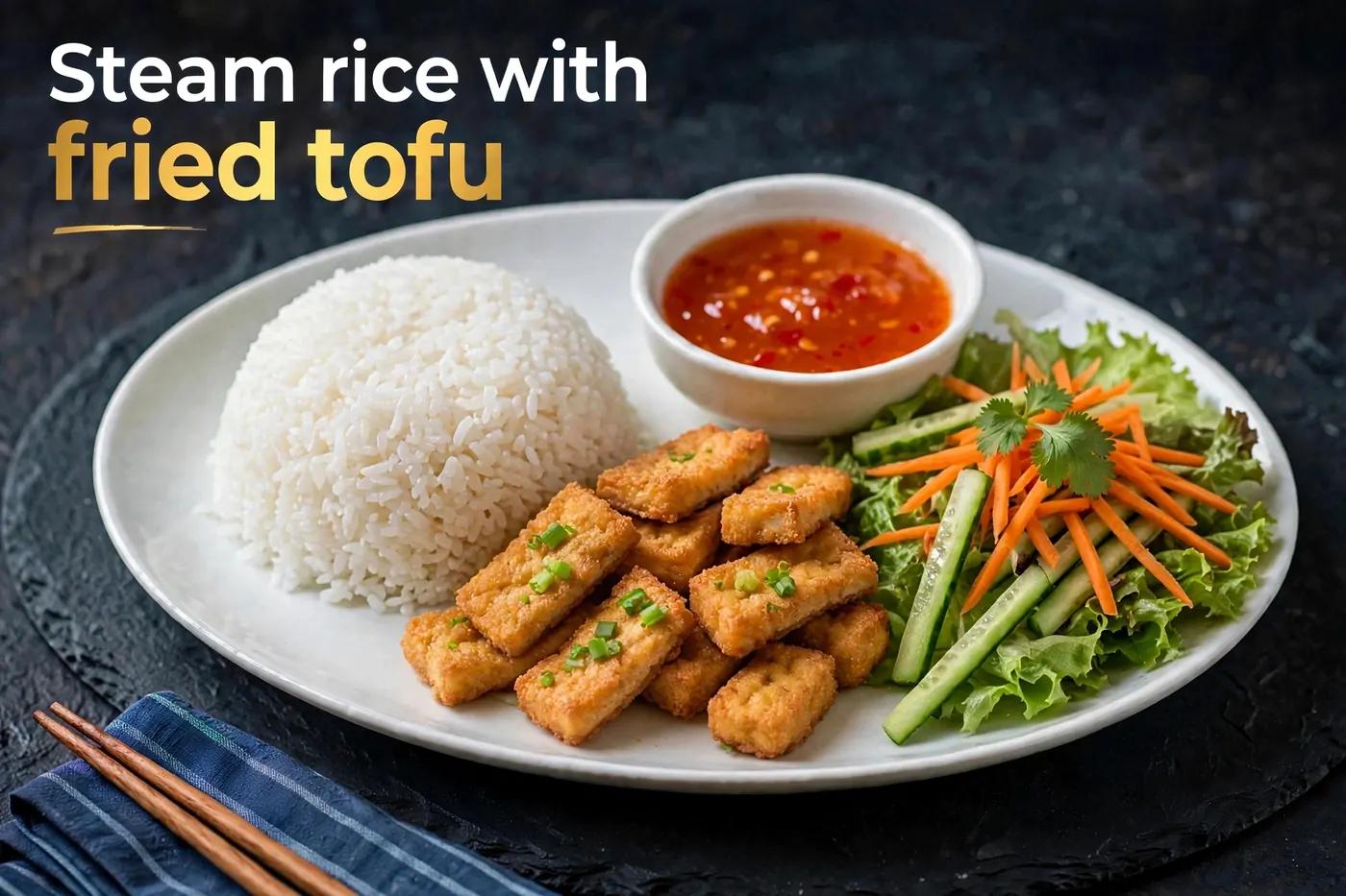 Rice Plate Grilled Tofu