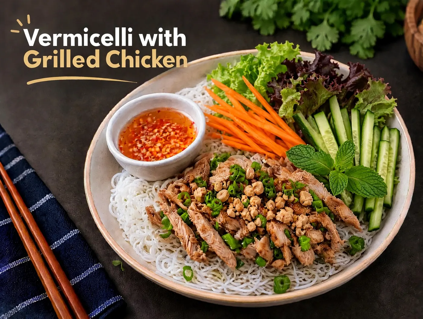 Vermicelli Grilled Chicken