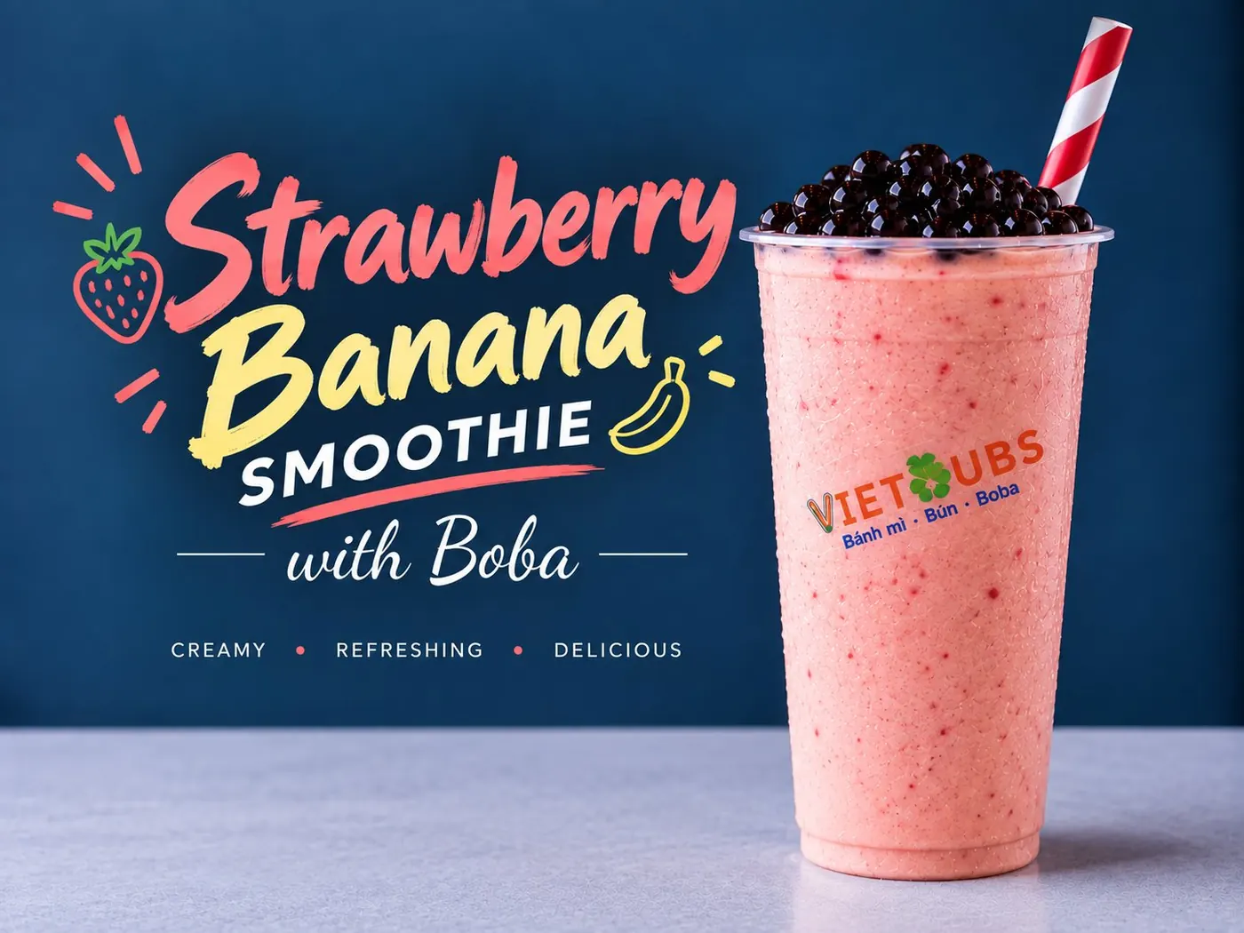Strawberry Banana Smoothie